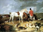 unknow artist Classical hunting fox, Equestrian and Beautiful Horses, 032. USA oil painting artist